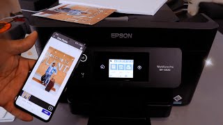 See Me Print Photo From Epson WF3820 Printer [upl. by Lashonde]