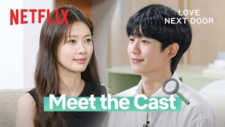 Jung Haein and Jung Somin on their new romcom LOVE NEXT DOOR  Netflix ENG SUB [upl. by Yelyah]