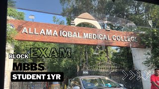 Block exam mbbs 1st year  allama Iqbal medical college  me as an external examiner👩‍🏫👩‍⚕️ [upl. by Hniv]