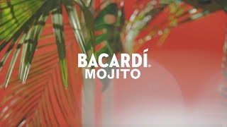 How to Make A BACARDÍ Mojito Cocktail Recipe [upl. by Brinn]