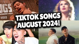 Top Trending Songs on TikTok  AUGUST 2024 [upl. by Yzzo265]