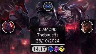 Thebausffs  Sion VS KSante  RANKED  28102024 [upl. by Gibbon696]