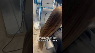 Just a trim dfwhairstylist hairstyle dallashair hair flowermound hairtok oribe [upl. by Amick]