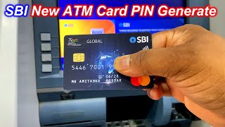 how to generate atm pin sbi  sbi atm pin generation  Sbi new atm card pin generate [upl. by Daughtry489]