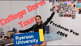 College Dorm Tour 2019  Ryerson University [upl. by Ynnavoeg]