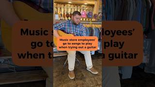 Music store employees’ go to songs to play when trying out a guitar eastmanguitars [upl. by Behka987]