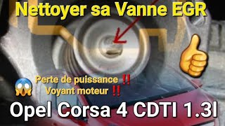 👨‍🔧Comment Nettoyer sa vanne EGR Opel Corsa 13 cdti ‼️Voyant moteur Perte de puissance‼️😱 [upl. by Dryfoos]