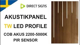 Direct signs  TW LED Profil COB AKUS  PIR SENSOR  SE [upl. by Ailyn]