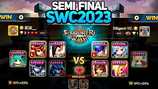 LEST vs DILIGENT BO5  SEMI FINAL  SWC2023 WORLD FINALS  Summoners War [upl. by Meeka]