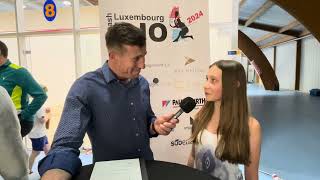 Interview with Harriet Sneyd GU13 at Luxembourg Junior Open 2024 [upl. by Eada]