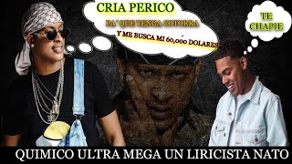 QUIMICO ULTRA MEGA UN LIRICISTA NATO EL CORAZON DEL REY [upl. by Eniad355]