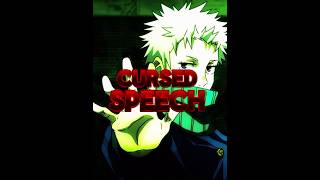 Inumaki is a cursed speech user capcut anime edit music shorts foryou jujutsukaisen [upl. by Eyr]