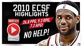 Throwback LeBron James ECSF Offense Highlights VS Celtics 2010 Playoffs  EVERY GAME [upl. by Eluk]