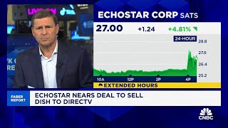 Faber Report EchoStar nears deal to sell Dish to DirectTV [upl. by Niletak]