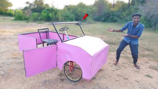 Cycle Car Making 90 car Designing  இது சைக்கிளா இல்லை கார்ஆ Sathish [upl. by Janella]