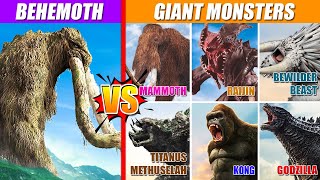 Titanus Behemoth vs Giant Monsters  SPORE [upl. by Hassett574]