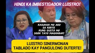 LUISTRO TABLADO NA SINERMONAN PA NI DUTERTEQUADCOMM NILAMPASO NI TATAY DIGONG [upl. by Alexia]