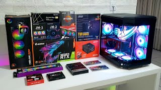 COMO MONTAR UM PC GAMER COMPLETO PASSO A PASSO  Vídeo mais completo do youtube [upl. by Annaxor]