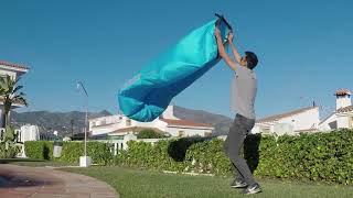 Wekapo air lounger how to inflate easily [upl. by Waligore47]