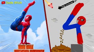 30 Min Best Falls I Stickman Dismounting funny moments [upl. by Yednil694]