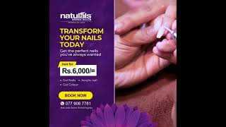 Transform Your Nails Today at Naturals Salon Kiribathgoda [upl. by Jordana]