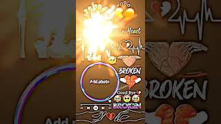 Broken heart Template No4 short video Raxprince trending love virqlshorts raxprince prince [upl. by Uphemia]