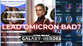 Queen Amidala Crash Course Omicrons Mods amp Comps [upl. by Yorel]