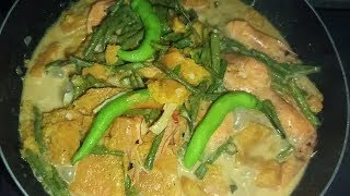 GINATAANG KALABASA AT SITAW WITH HIPONVLOG4 [upl. by Rudd]