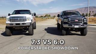 Ford Powerstroke Showdown 73 vs 60  Which Is Best [upl. by Laertnom471]