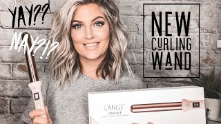 MESSY CURLS HAIR TUTORIAL  New Lange Wand [upl. by Einamrej620]