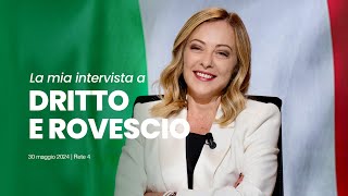 La mia intervista a Dritto e Rovescio  30 maggio 2024 [upl. by Rehotsirhc]