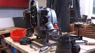 Projekt K750 KMZ Dnepr Motor Strip down [upl. by Aihsas]