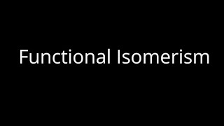 Functional isomers  Functional isomerism shorts [upl. by Gino]