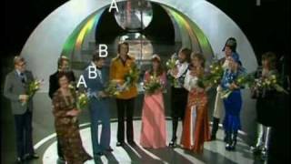 ABBA WATERLOO IN SWEDISH WINNING CEREMONY AND 2ND PERFORMANCE FROM MELODIFESTIVAL 74 [upl. by Suzanne]