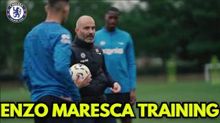 ENZO MARESCA EXCLUSIVE Inside Chelsea FCs Thrilling First Week of PreSeason Training for 2425 [upl. by Ardnohsal]