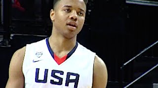 Markelle Fultz 16  DeMatha Catholic Upper Marlboro Md Nike Hoop Summit  Team USA UTR QuickMix [upl. by Assirahs955]