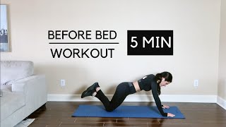 5 MINUTE BEFORE BED WORKOUT [upl. by Nawuj]