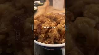 Freshly fried kakiage donburi【TENSHIGE】 tokyo japanvlog japanesefood [upl. by Acile440]