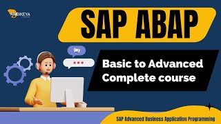 SAP ABAP Basic to Advanced Complete course  Best SAP Training  Ambikeya [upl. by Allac]