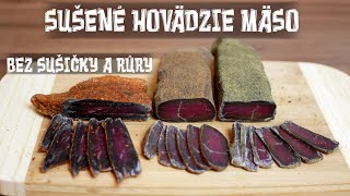 Ako usušiť doma mäso bez sušičky How to dry meat at home without dryer [upl. by Yellek]