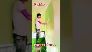 Bedroom🔥colour Lights strips for ceiling  Smart ceiling ceiling😱 Achcha colour🎨 shortvideo paint [upl. by Helaine]