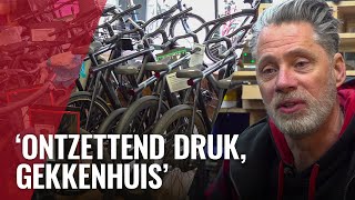 Drukte bij fietsenmaker VanMooffiets kan eindelijk gerepareerd [upl. by Beckie]