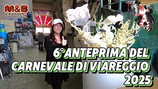 Carnevale di Viareggio 20256°Anteprima dei lavori x il Carnevale di Viareggio 2025 [upl. by Ibmab129]