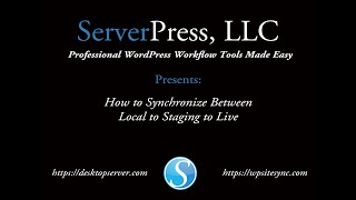 How to Use WPSiteSync to Synchronize Data to Multiple Servers From Local to Staging to Live [upl. by Flodnar320]