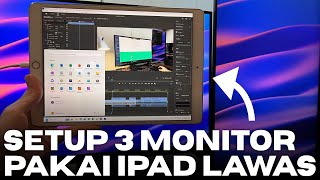 Tutorial Pakai iPadiPhone buat Monitor PC [upl. by Lawtun]