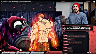 REAGINDO A ESCANOR VS GALAND E MERASCYLLA [upl. by Smoht508]