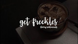 ❥ get freckles  ˢᵁᴮ ❥ [upl. by Hendrickson]