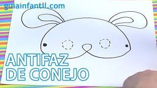 Disfraz de Carnaval para niños Antifaz de conejo [upl. by Joellyn]