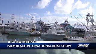 Palm Beach International Boat Show returns to downtown West Palm Beach [upl. by Wayne]