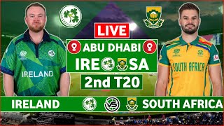 Ireland vs South Africa 2nd T20 Live Scores  IRE vs SA 2nd T20 Live Scores amp Commentary [upl. by Enelam]